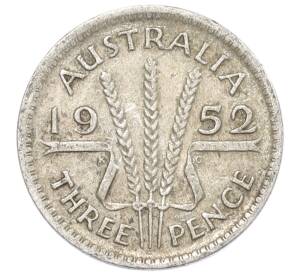 3 пенса 1952 года Австралия — Фото №1