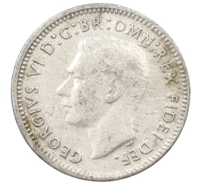Монета 3 пенса 1949 года Австралия (Артикул: M2-80334) — Фото №2