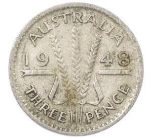 3 пенса 1948 года Австралия — Фото №1