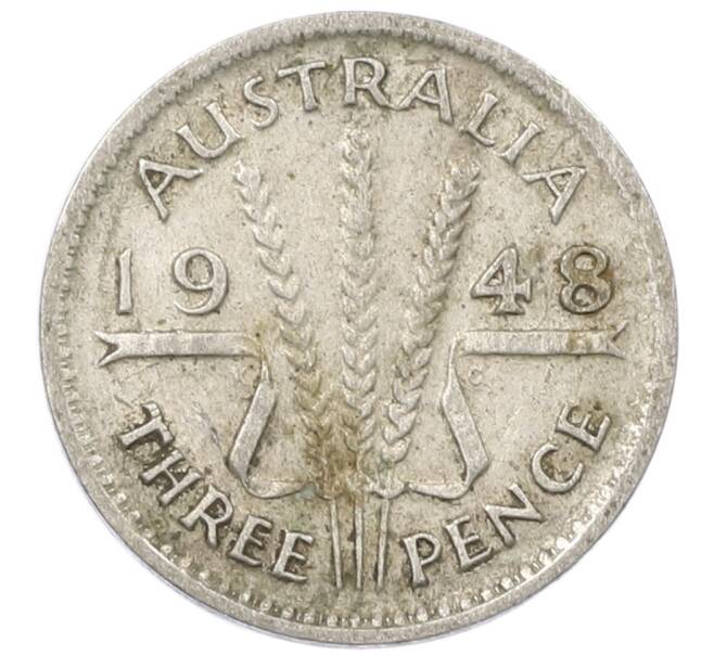 Монета 3 пенса 1948 года Австралия (Артикул: M2-80336) — Фото №1