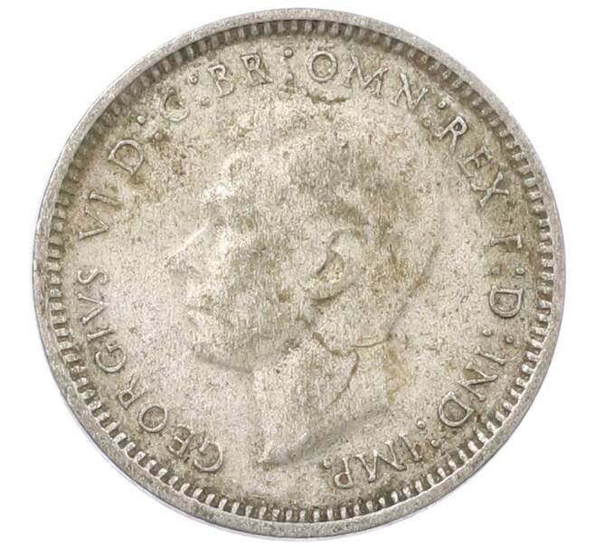Монета 3 пенса 1948 года Австралия (Артикул: M2-80336) — Фото №2