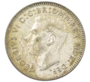 3 пенса 1952 года Австралия — Фото №2