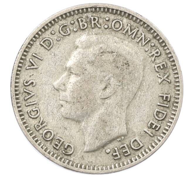 Монета 3 пенса 1949 года Австралия (Артикул: M2-80338) — Фото №2