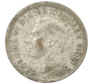 3 пенса 1952 года Австралия — Фото №2