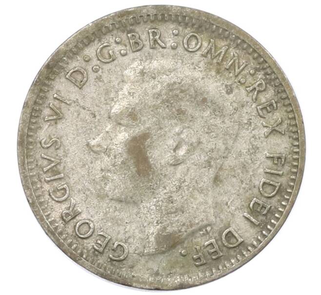 Монета 3 пенса 1952 года Австралия (Артикул: M2-80340) — Фото №2