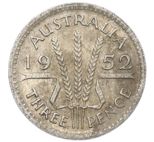 Монета 3 пенса 1952 года Австралия (Артикул: M2-80342) — Фото №1