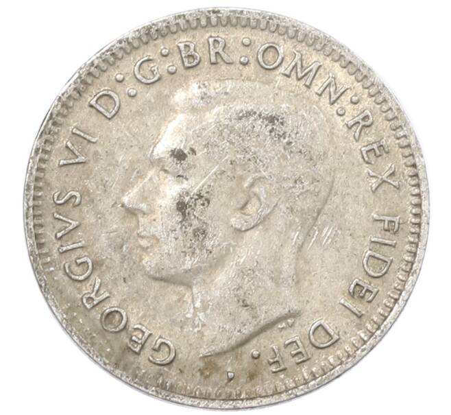 Монета 3 пенса 1952 года Австралия (Артикул: M2-80342) — Фото №2