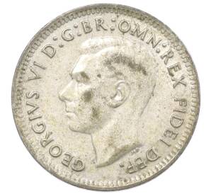 3 пенса 1952 года Австралия — Фото №2