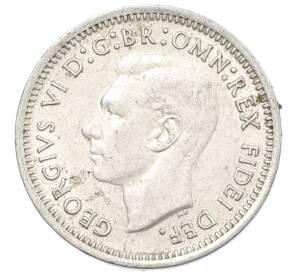 3 пенса 1951 года PL Австралия — Фото №2