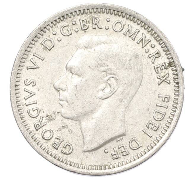 Монета 3 пенса 1951 года PL Австралия (Артикул: M2-80348) — Фото №2
