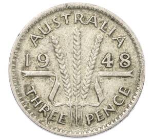 3 пенса 1948 года Австралия — Фото №1