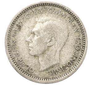 3 пенса 1948 года Австралия — Фото №2