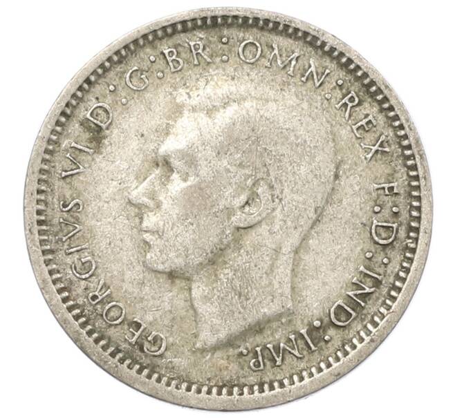 Монета 3 пенса 1948 года Австралия (Артикул: M2-80350) — Фото №2