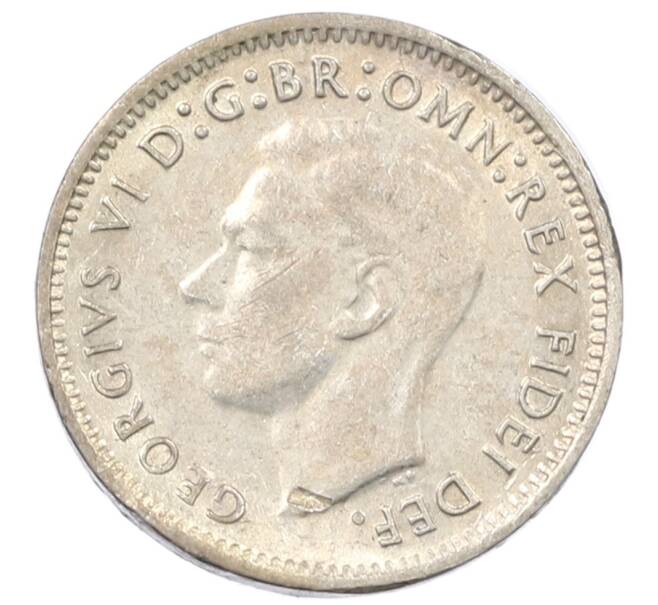 Монета 3 пенса 1952 года Австралия (Артикул: M2-80351) — Фото №2