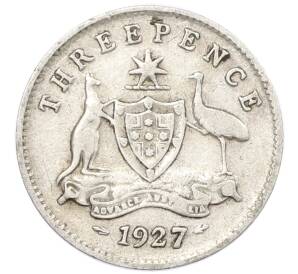 3 пенса 1927 года Австралия — Фото №1