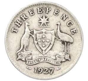 3 пенса 1927 года Австралия — Фото №1