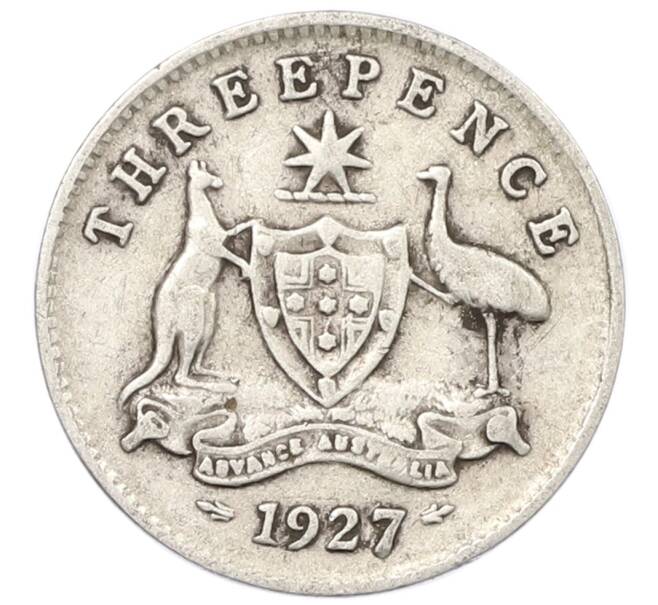 Монета 3 пенса 1927 года Австралия (Артикул: M2-80363) — Фото №1