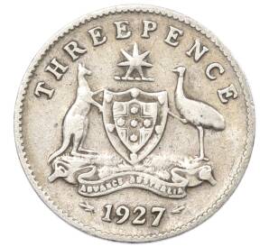 3 пенса 1927 года Австралия — Фото №1