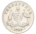 Монета 3 пенса 1927 года Австралия (Артикул: M2-80371) — Фото №1