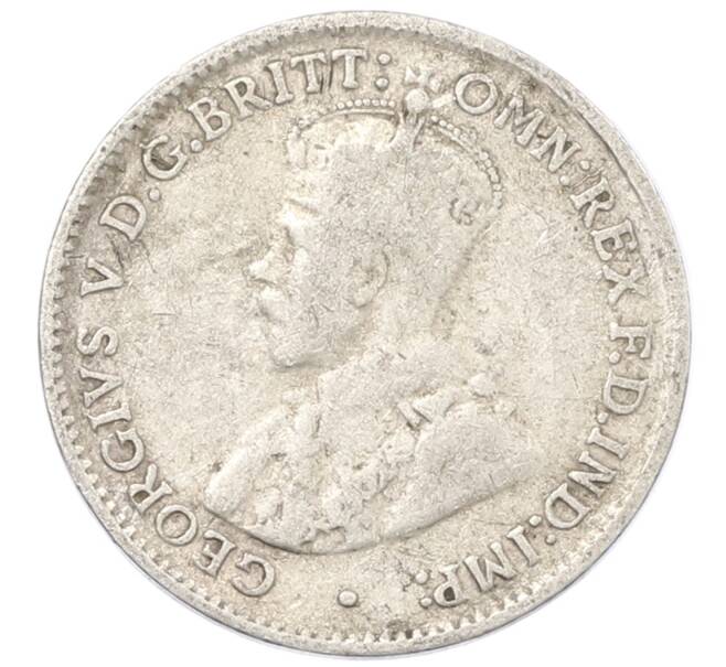 Монета 3 пенса 1927 года Австралия (Артикул: M2-80377) — Фото №2
