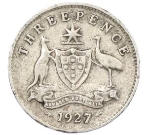 3 пенса 1927 года Австралия — Фото №1