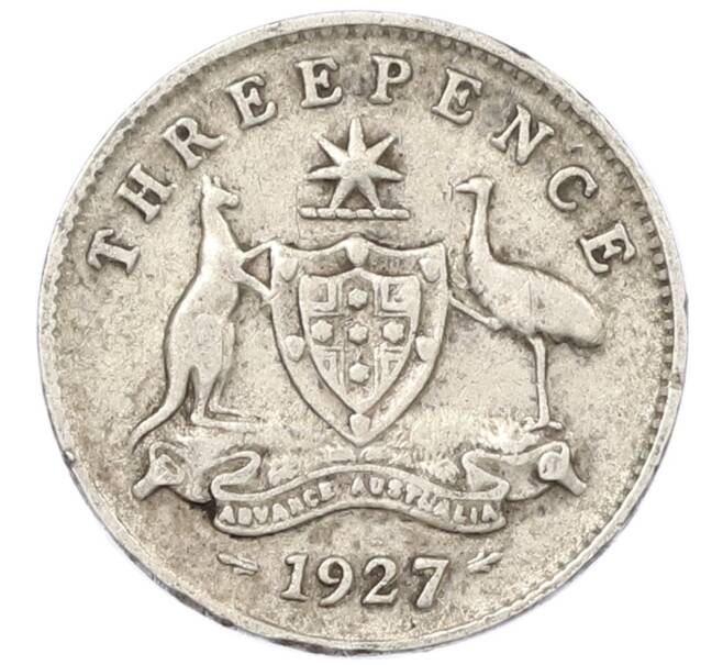 Монета 3 пенса 1927 года Австралия (Артикул: M2-80381) — Фото №1
