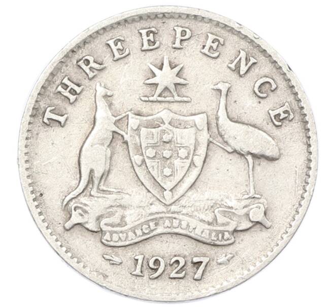 Монета 3 пенса 1927 года Австралия (Артикул: M2-80384) — Фото №1