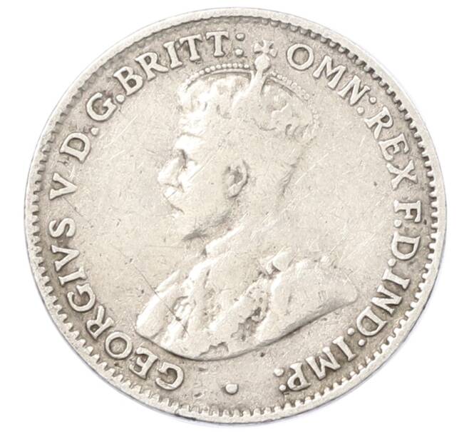 Монета 3 пенса 1927 года Австралия (Артикул: M2-80385) — Фото №2