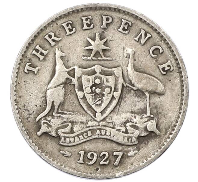 Монета 3 пенса 1927 года Австралия (Артикул: M2-80391) — Фото №1