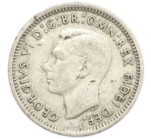 3 пенса 1951 года PL Австралия — Фото №2