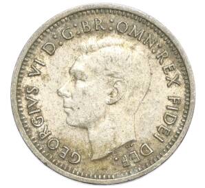 3 пенса 1951 года PL Австралия — Фото №2