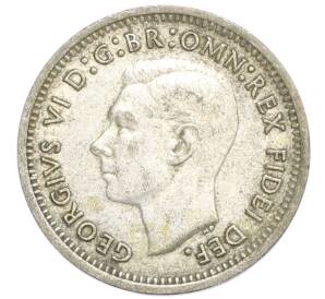 3 пенса 1951 года PL Австралия — Фото №2