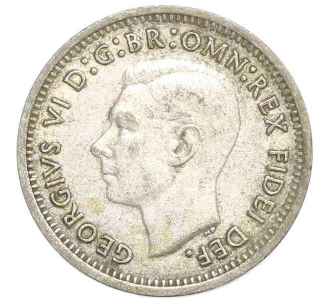 Монета 3 пенса 1951 года PL Австралия (Артикул: M2-80394) — Фото №2