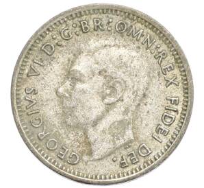 3 пенса 1951 года PL Австралия — Фото №2