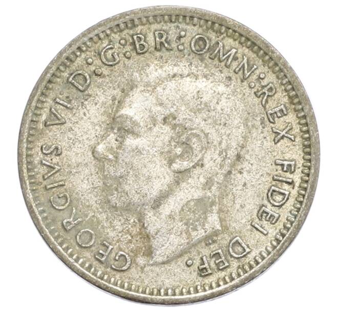Монета 3 пенса 1951 года PL Австралия (Артикул: M2-80406) — Фото №2