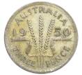 Монета 3 пенса 1950 года Австралия (Артикул: M2-80412) — Фото №1