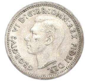 3 пенса 1951 года PL Австралия — Фото №2