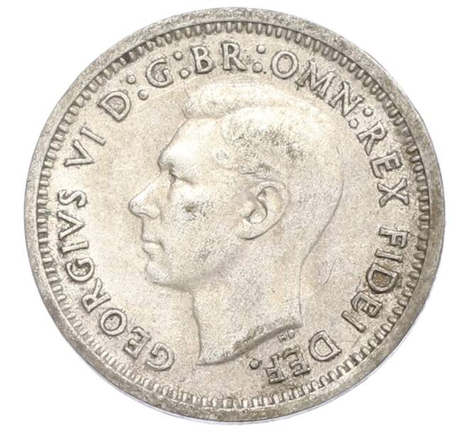 Монета 3 пенса 1951 года PL Австралия (Артикул: M2-80416) — Фото №2