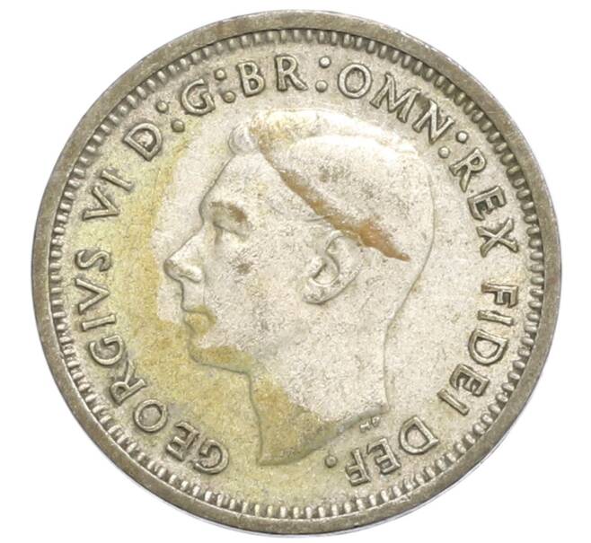 Монета 3 пенса 1951 года PL Австралия (Артикул: M2-80425) — Фото №2