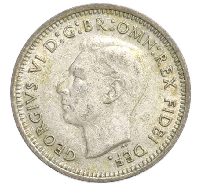 Монета 3 пенса 1951 года PL Австралия (Артикул: M2-80426) — Фото №2