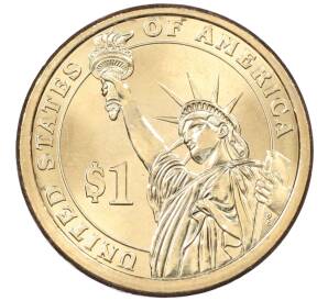 1 доллар 2007 года США (P) «1-й президент США Джордж Вашингтон» — Фото №2