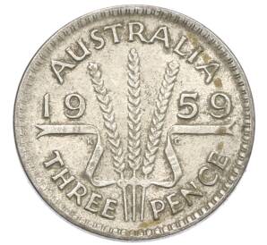 3 пенса 1959 года Австралия — Фото №1