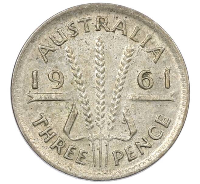 Монета 3 пенса 1961 года Австралия (Артикул: M2-80705) — Фото №1