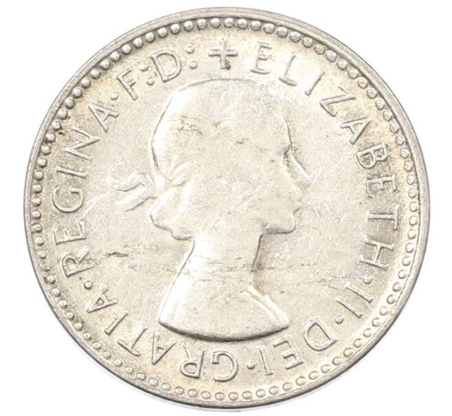 Монета 3 пенса 1961 года Австралия (Артикул: M2-80725) — Фото №2
