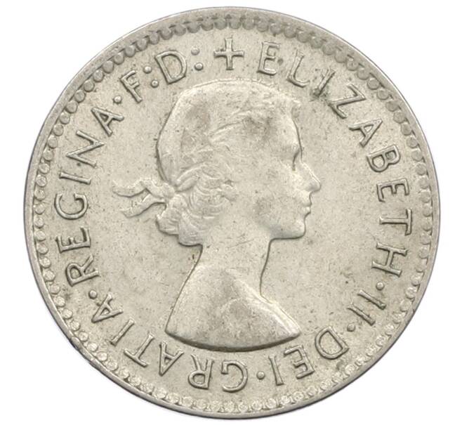 Монета 3 пенса 1958 года Австралия (Артикул: M2-81147) — Фото №2