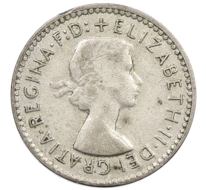 Монета 3 пенса 1958 года Австралия (Артикул: M2-81148) — Фото №2