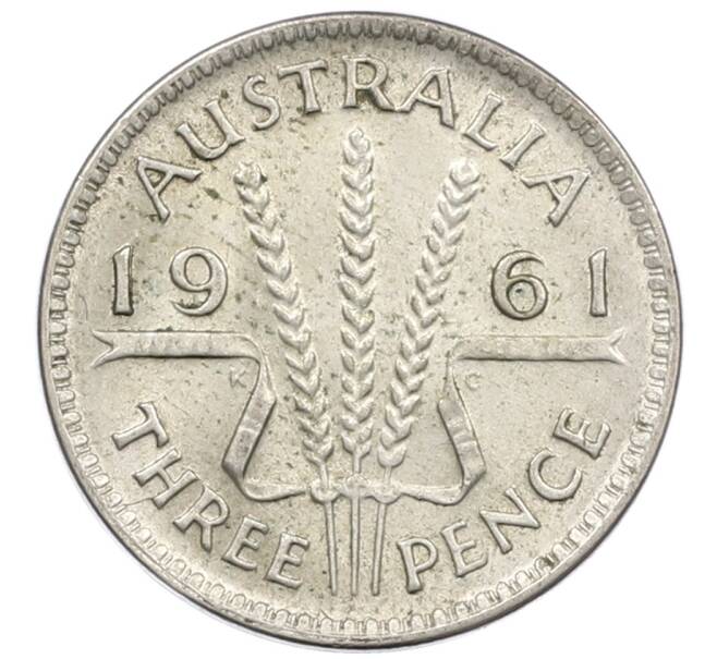 Монета 3 пенса 1961 года Австралия (Артикул: M2-81150) — Фото №1
