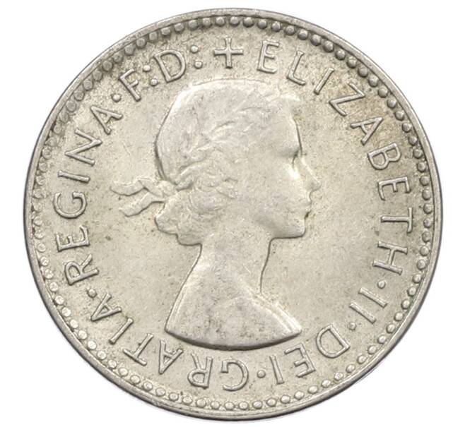 Монета 3 пенса 1961 года Австралия (Артикул: M2-81150) — Фото №2