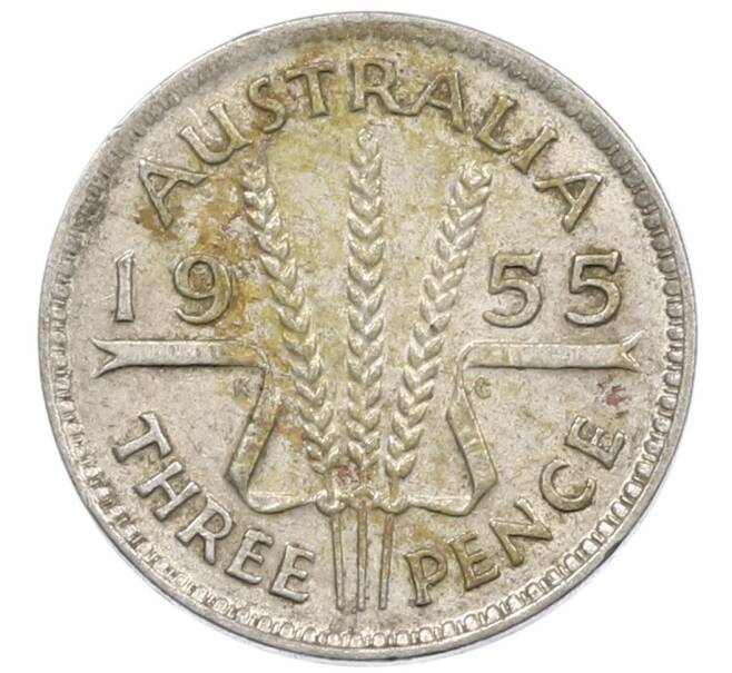 Монета 3 пенса 1955 года Австралия (Артикул: M2-81159) — Фото №1