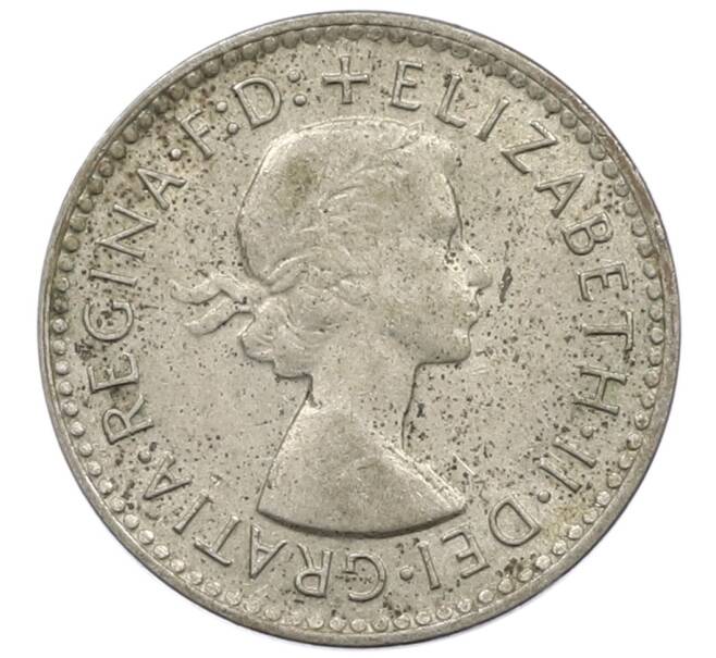 Монета 3 пенса 1956 года Австралия (Артикул: M2-81173) — Фото №2